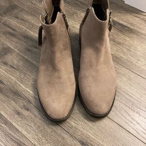 Women's Taupe Ankle Boots